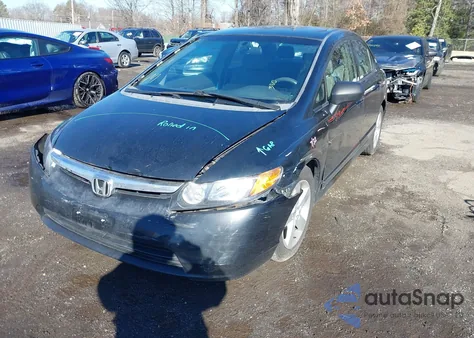 2008 Honda Civic Lx из США, поврежденный, VIN 1HGFA16508L061652
